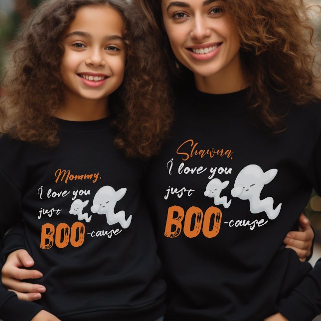 Because I Love You Just Boocause Dabbing Ghost Sweatshirt (Creator Uploaded)