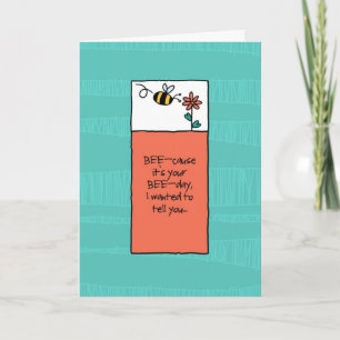 Because It's Your Birthday Card