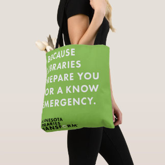 Because Know Grocery Tote Bag