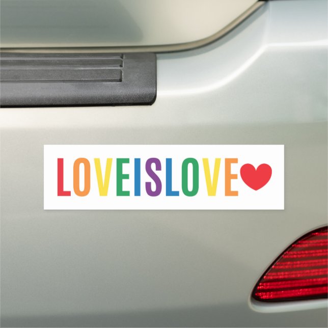 Because Love is Love Car Magnet (In Situ)