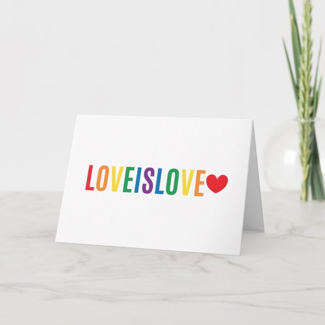 Because Love is Love Card (Front)