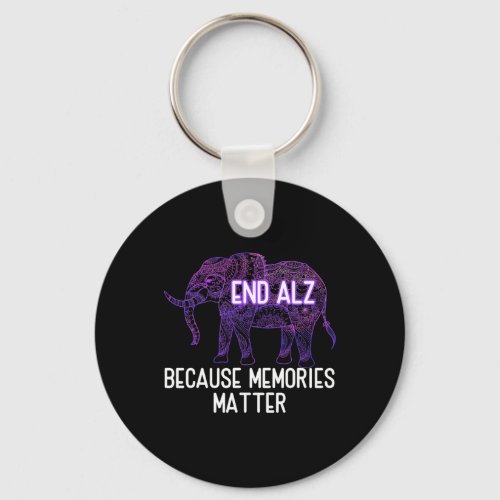 Because Memories Problem Elephant Heimer  Keychain