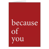because of you (red) (Front)