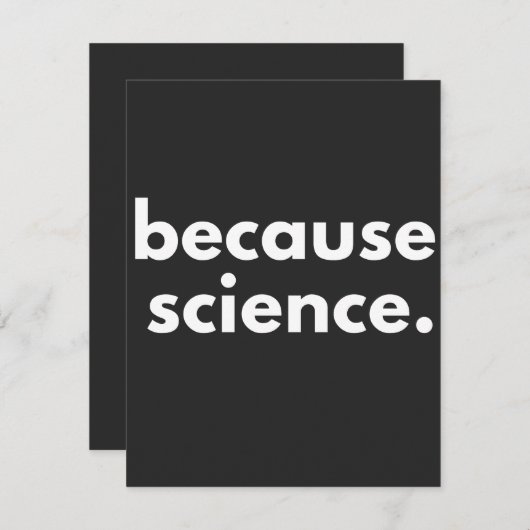 Because Science (Front/Back)
