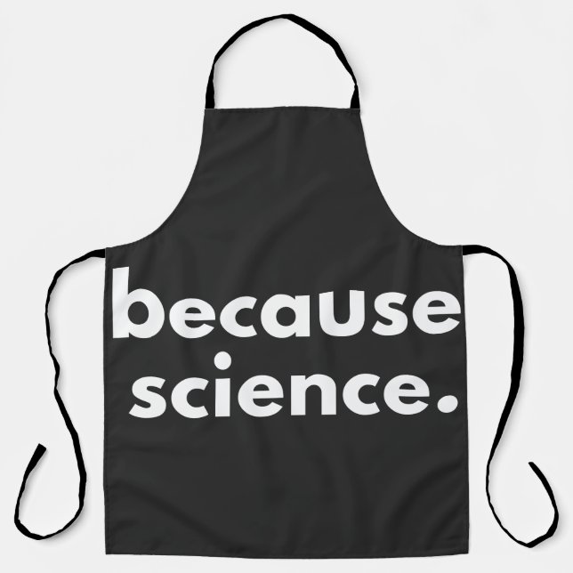 Because Science Apron (Front)