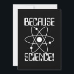 because science  biology chemistry physics teacher holiday card<br><div class="desc">because science  biology chemistry physics teacher</div>