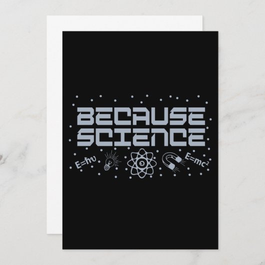 Because Science Funny (Front/Back)