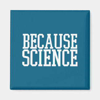 Because Science Funny Saying Mens And Women Shirt  Magnet