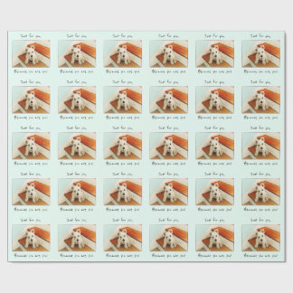 Because You are You, Westie Puppy On Step Wrapping Paper