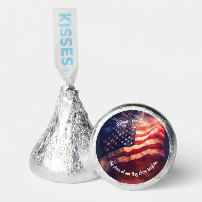 Because you served  hershey®'s kisses® (Front)