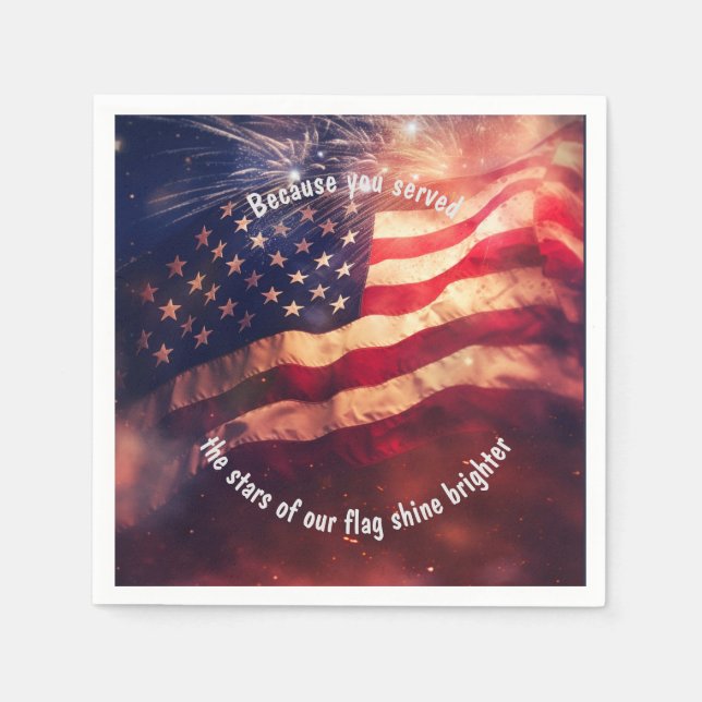 Because you served  napkins (Front)