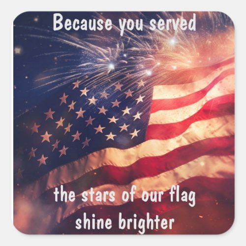 Because you served 
