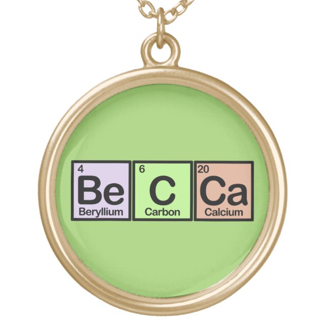 Becca Gold Plated Necklace (Front)