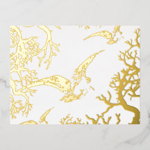 Beccaccia Oro Foil Holiday Post Card
