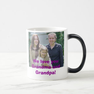 beccaemilyjen, We love you Grandma and Grandpa! Color Morph Mug