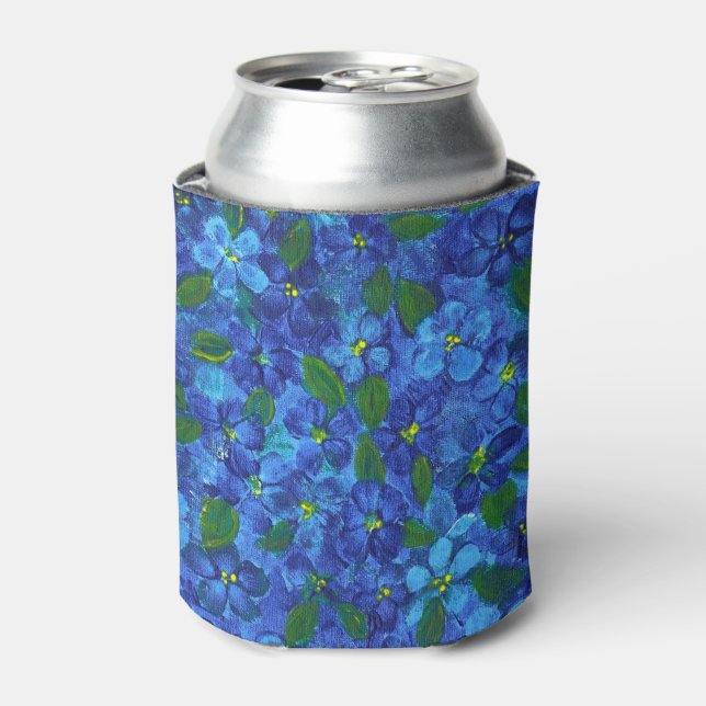 Becca's Flowers Can Cooler (Can Front)