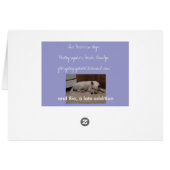 Becerra dogs - Customized Cards (Back Horizontal)