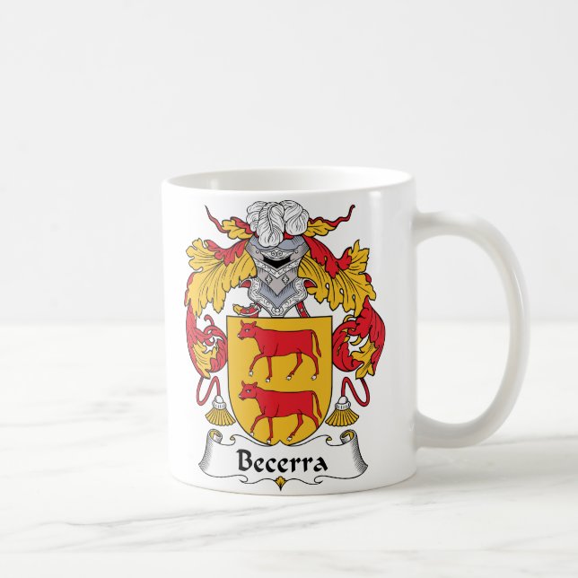Becerra Family Crest Coffee Mug (Right)