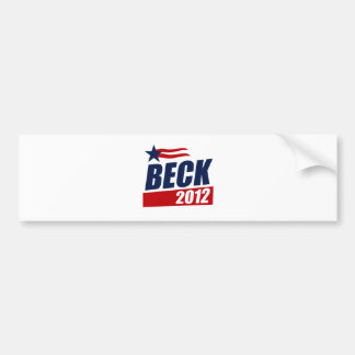 Beck 2012 bumper sticker