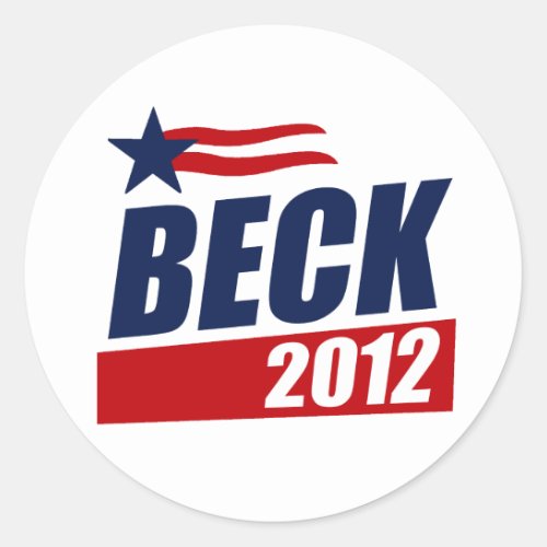 Beck 2012 classic round sticker
