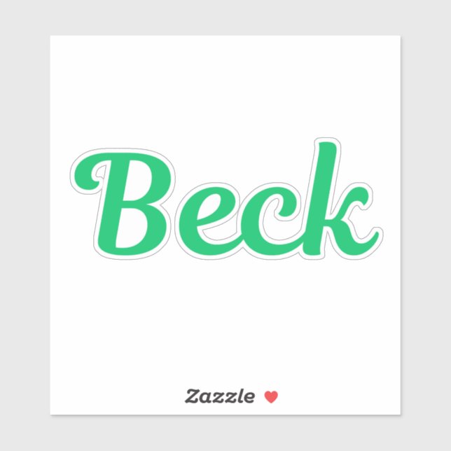Beck Sticker (Sheet)