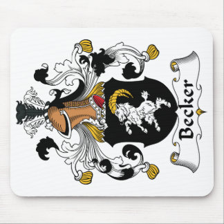 Becker Family Crest Mouse Pad