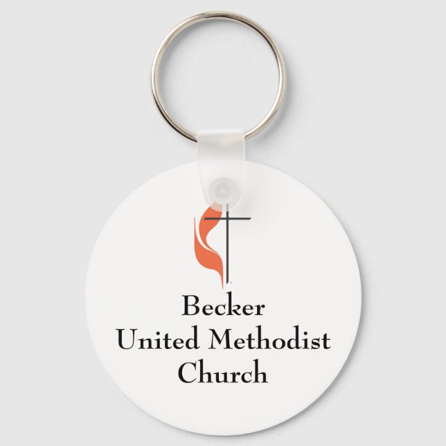 BeckerUnited MethodistChurch Keychain (Front)