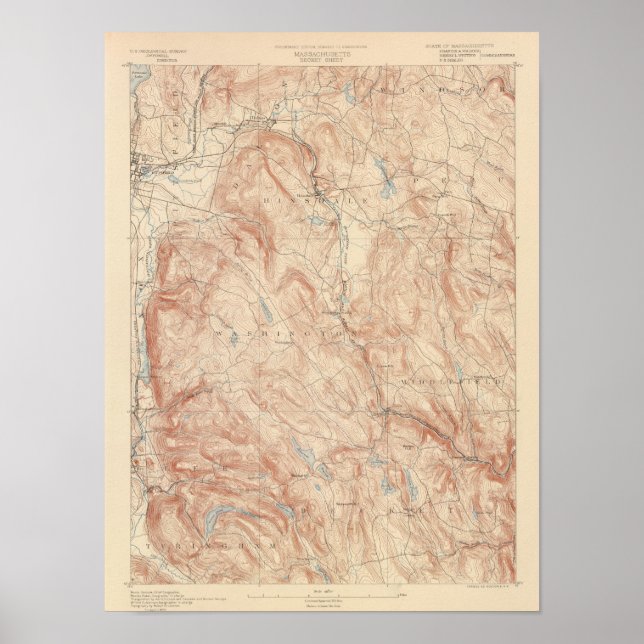 Becket, Massachusetts Poster (Front)