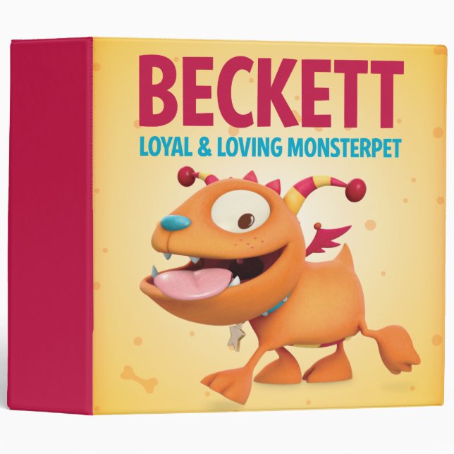 Beckett 3 Ring Binder (Front/Spine)
