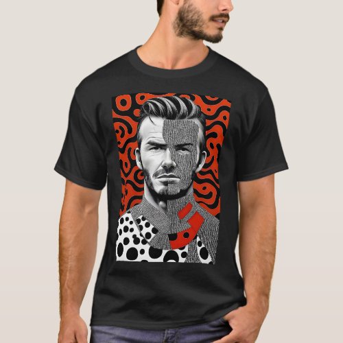 Beckhams Essence Abstract Artistry in Motion T_Shirt