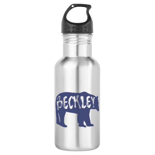 Beckley West Virginia Bear Stainless Steel Water Bottle