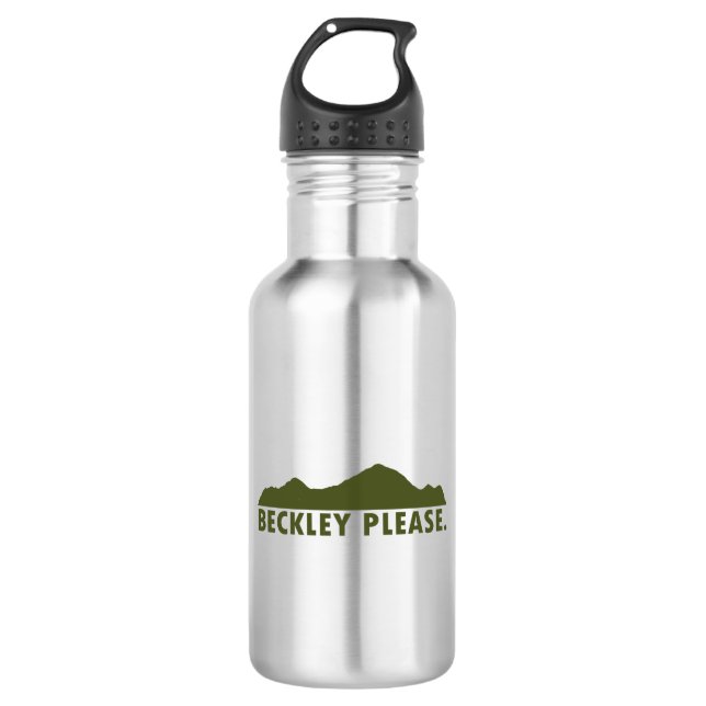 Beckley West Virginia Please Stainless Steel Water Bottle (Front)