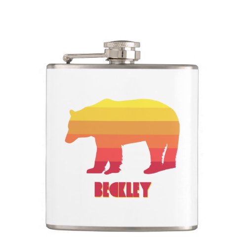 Beckley West Virginia Rainbow Bear Flask