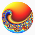 Beckoning - Fractal Classic Round Sticker