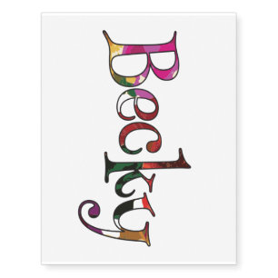 Becky’s Colorful Fun Temporary Tattoos