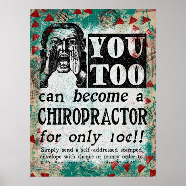 Chiropractor Poster - You Can Become