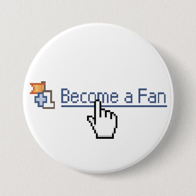 Become a Fan Button (Front)