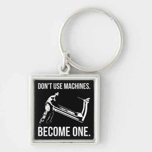 Become A Machine _ Cartoon Strongman Treadmill Keychain