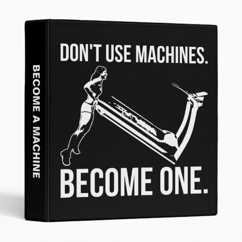 Become A Machine Strong Girl Lifting Treadmill Binder