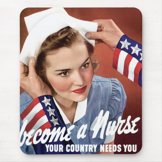 Become A Nurse Mouse Pad (Front)