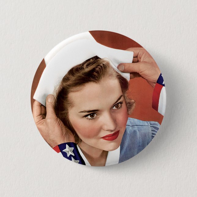 Become A Nurse Pinback Button (Front)