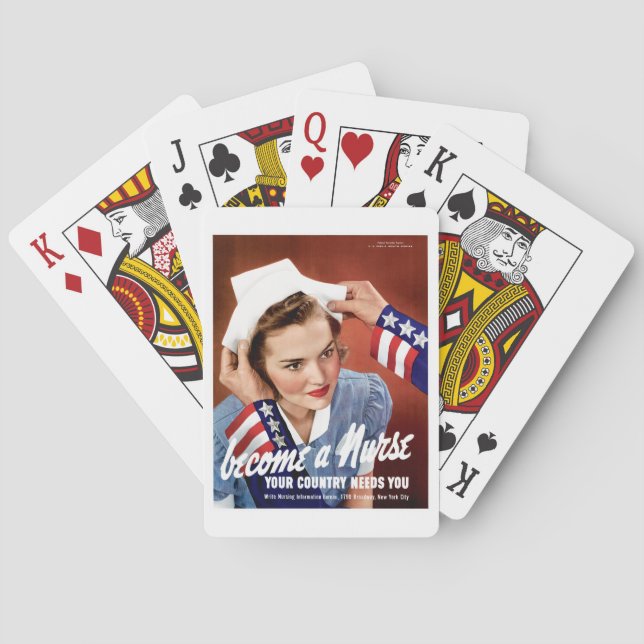 Become a Nurse Poker Cards (Back)