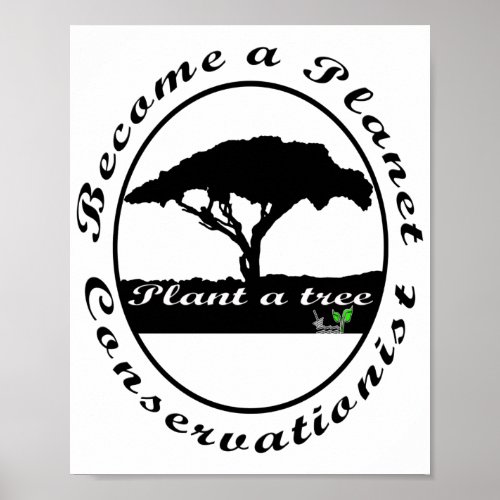 Become a planet conservationist  poster