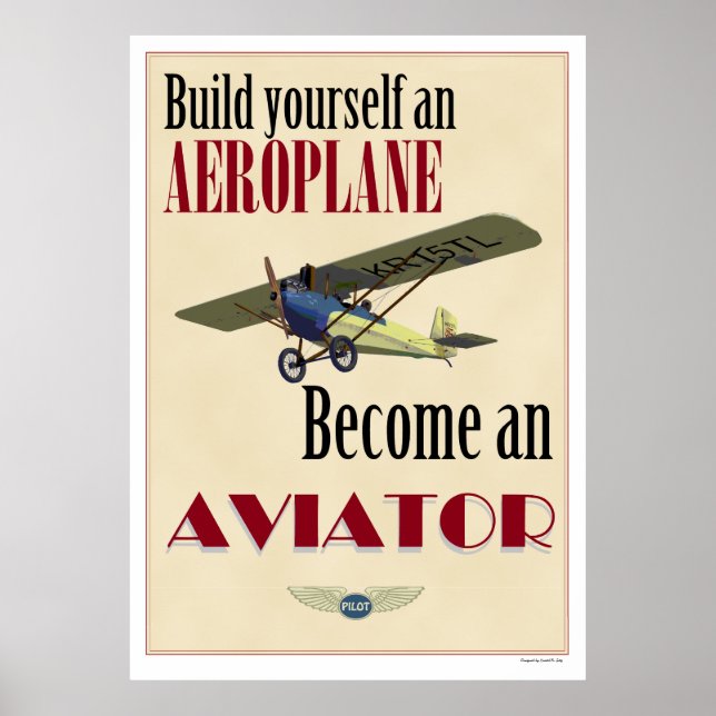 Become an Aviator Poster (Front)