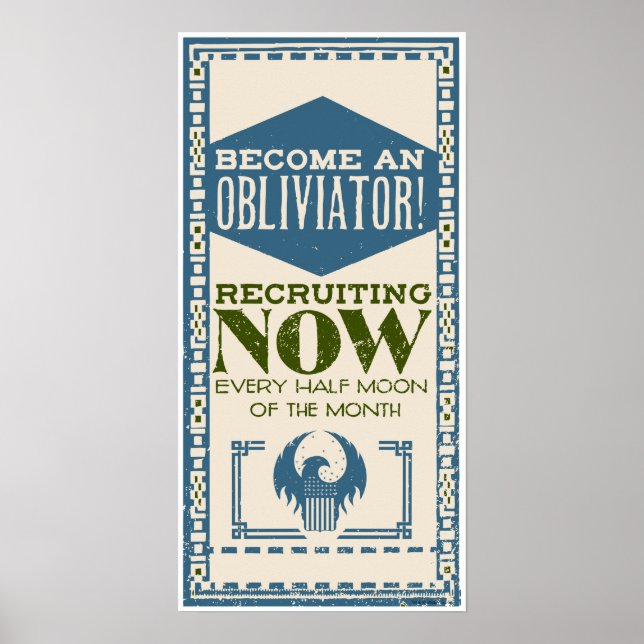 Become An Obliviator Poster (Front)