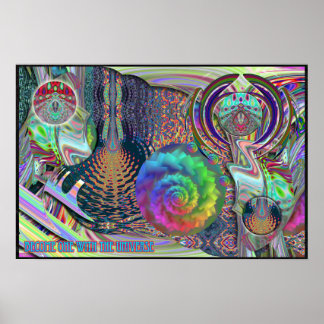 Become One with the Universe Poster