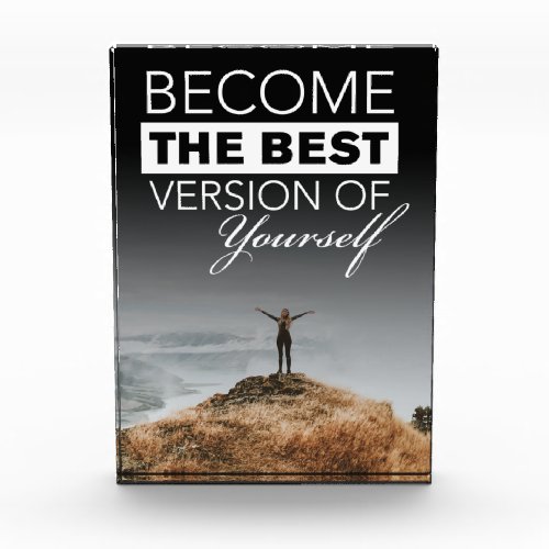 Become The Best Version of Yourself Photo Block