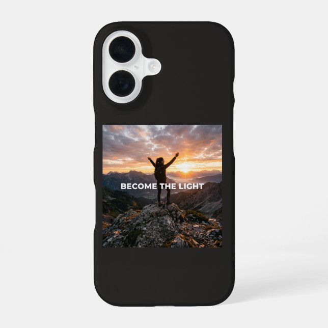 Become the Light iPhone Case (Back)