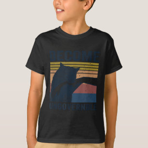 Become Ungovernable - Black Cat Biting Hand Funny T-Shirt