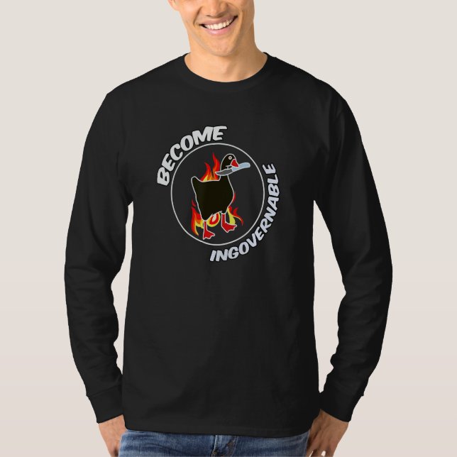 Become Ungovernable Trending Meme Tee (Front)